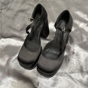 H&M Black Women's Platform Heels